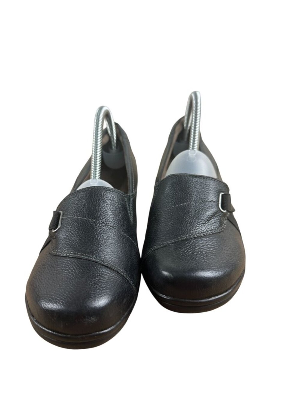 Naturalsoul Size 9 Womens Black Faux  Leather Slip-On Loafers